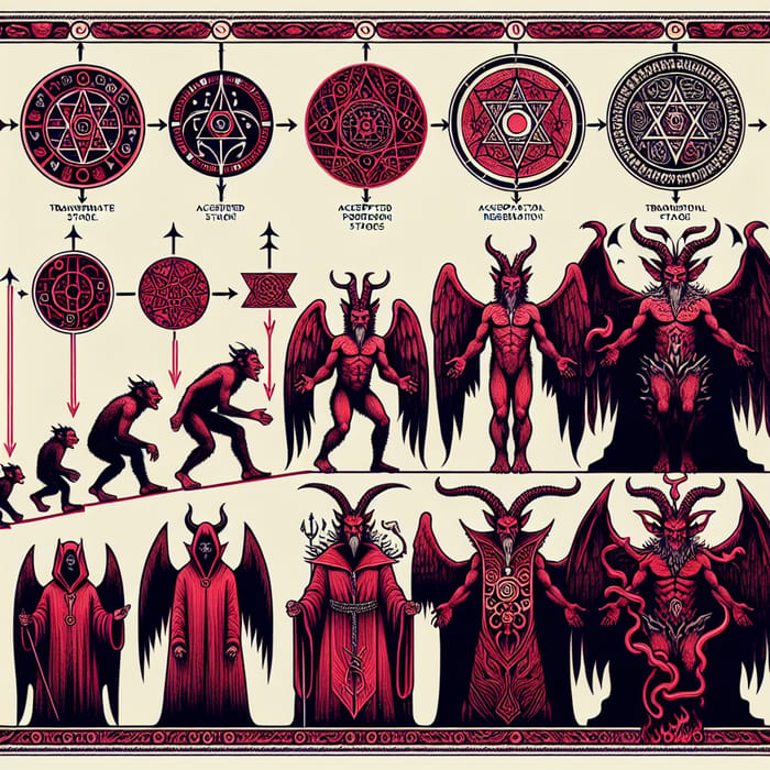 Satan Origin & Evolution: A Visual Journey