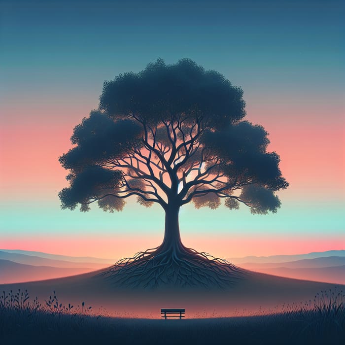 Seeking Safety in Nature | Symbolic Oak Tree Image