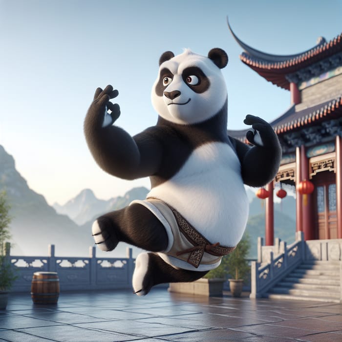 Kung Fu Panda in Action: Martial Arts Mastery