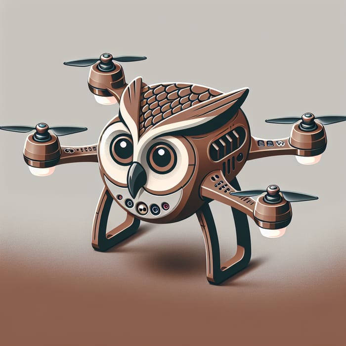 Drone Inspired by Owl | Design Concept for Nature-Inspired UAV