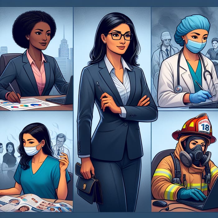Versatile Woman in Multiple Professions Versatile Woman in Multiple Professions