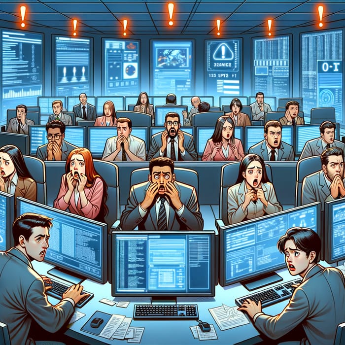 Discovering Cyber Attack: Staff Panic in High-Tech IT Room