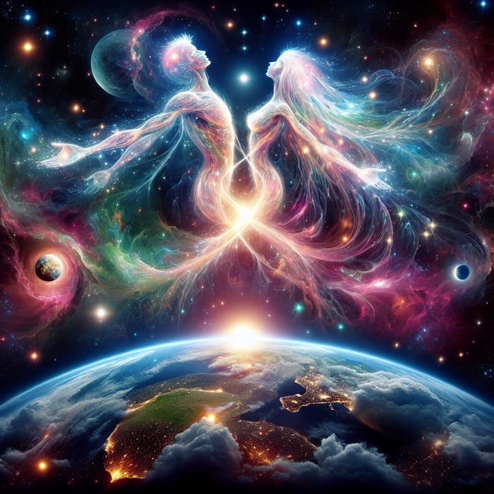Cosmic Union of Divine Masculine & Feminine Energies