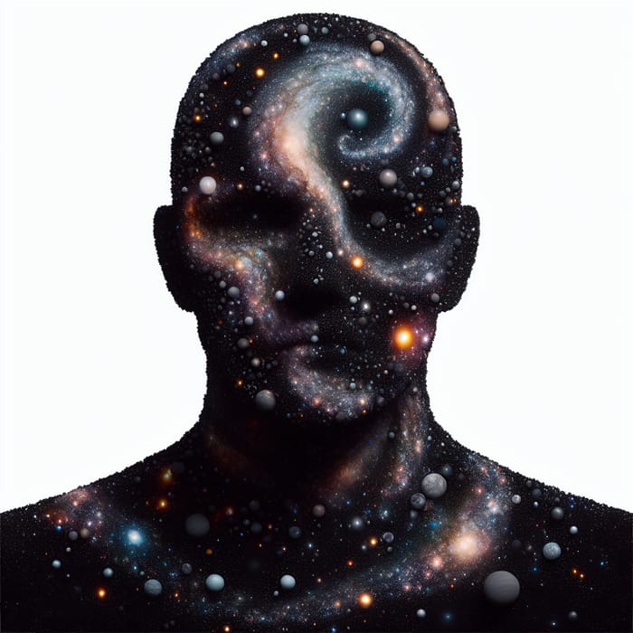 Cosmic Space Entity | Galactic Stars & Planets Artwork