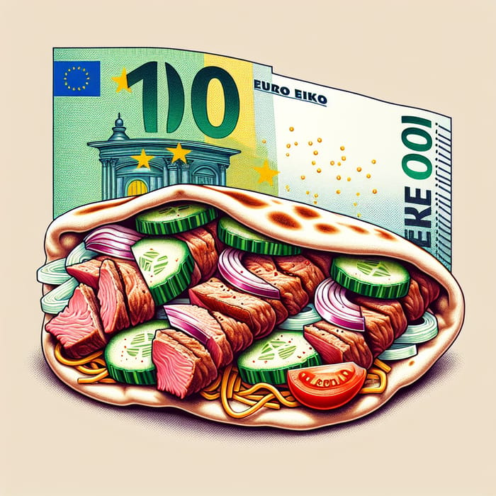 Savory €10 Kebab: Grilled Meat, Fresh Veggies & Tasty Sauces
