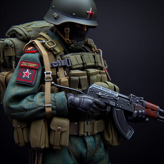 Soviet Union PMC Soldier in Full Gear | Authentic Image
