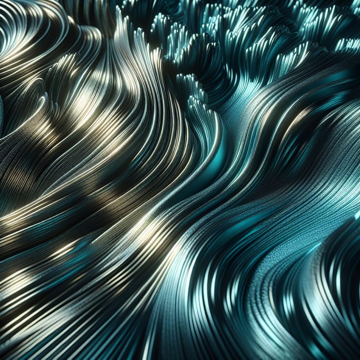 Dynamic Metallic Teal Texture in 4K with Stunning Motion Effect