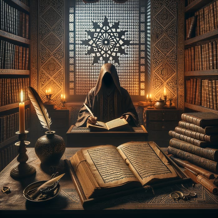 Gazzali's Traditional Islamic Scholar Study Room