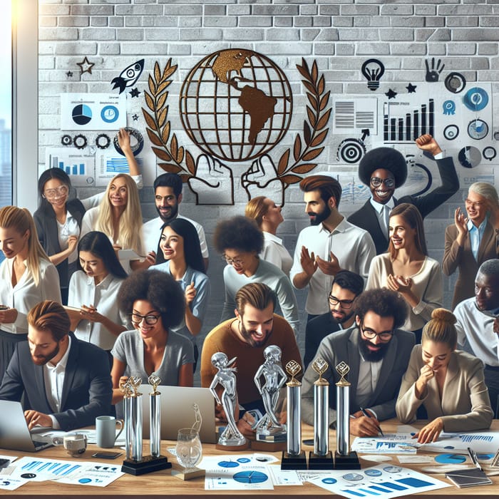Start a Business: Diverse Team | Creative Office Scene