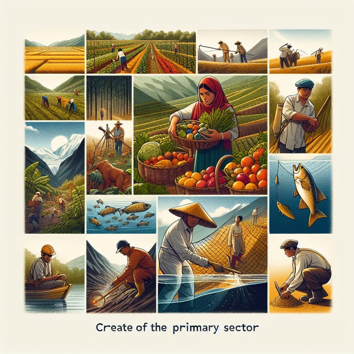 Visual Thinking for Primary Sector: Agriculture, Forestry, Fishing, Extraction