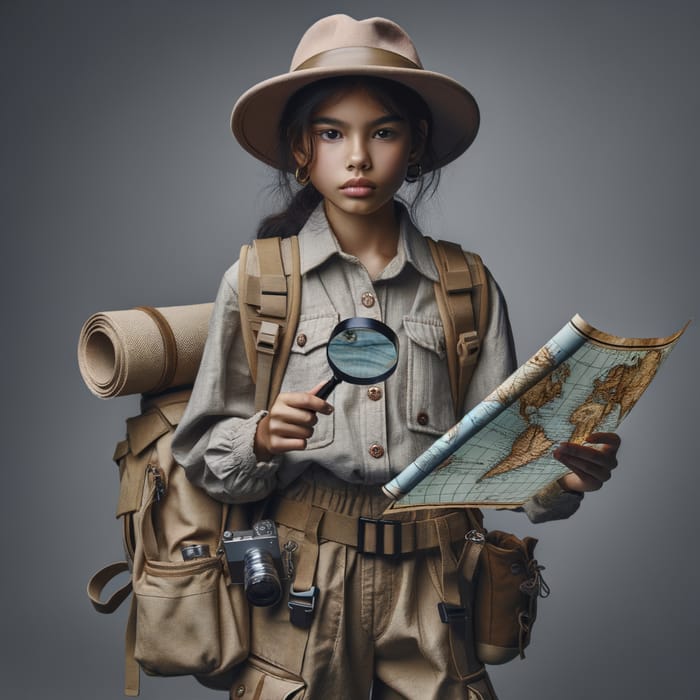 Adventurous Archaeologist Girl | World Explorer