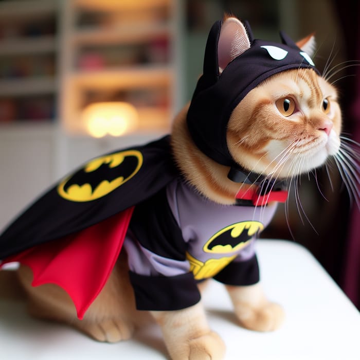 Cat in Batman Costume | Best Feline Superhero Impersonation