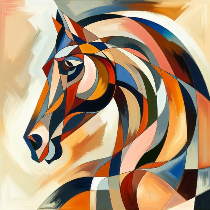 Abstract Horse Art: Abstract Equine in 20th-century Style