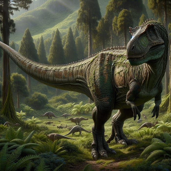 Discover the Majestic Gargantuan Dinosaur in a Prehistoric World