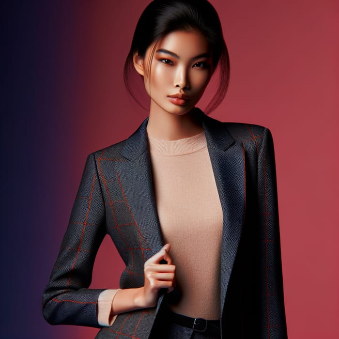 20-Year-Old Asian Supermodel Radiates Confidence and Grace