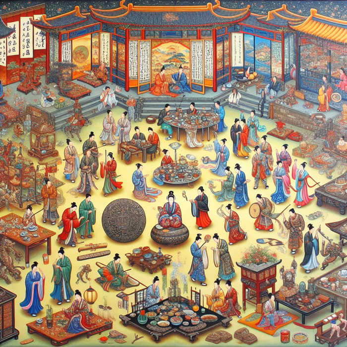 Vibrant East Asian Arts, Culture, Beliefs & Traditions