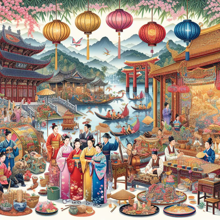Exploring East Asian Arts Culture Traditions AI Art Generator Exploring East Asian Arts Culture Traditions AI Art Generator