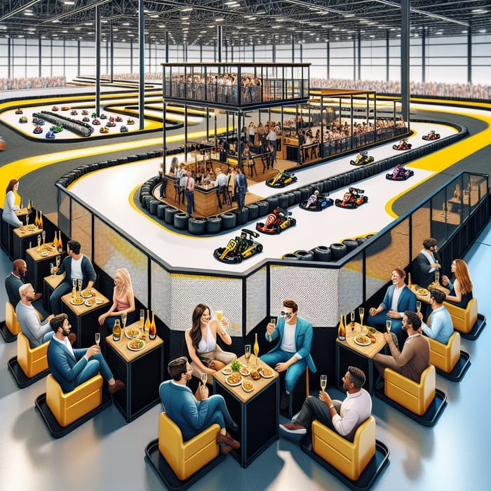 Luxe Indoor Karting Experience at Convention Center | VIP Treatment