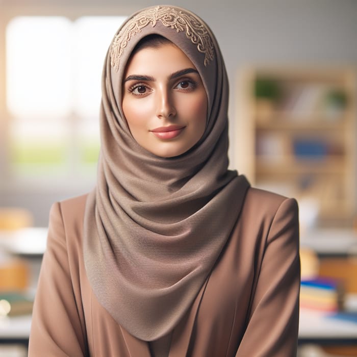 Saudi Female Educator in Hijab | Classroom Wisdom