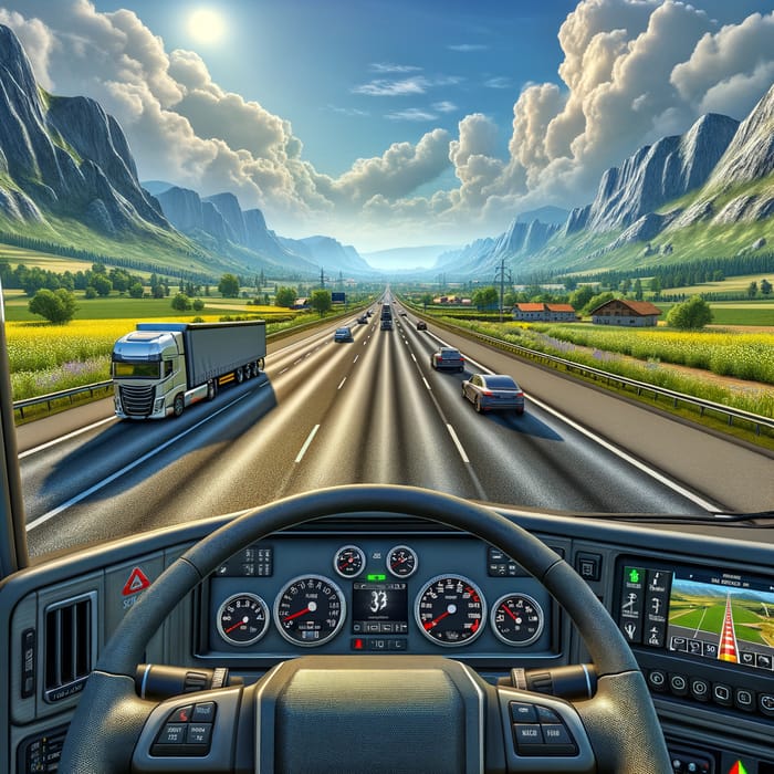 ETS 2 Gameplay - Realistic Truck Driving Simulator