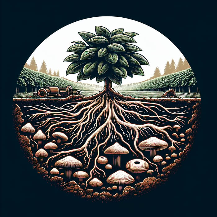 Coffee Plantation Mycorrhizal Fungi & Root Growth