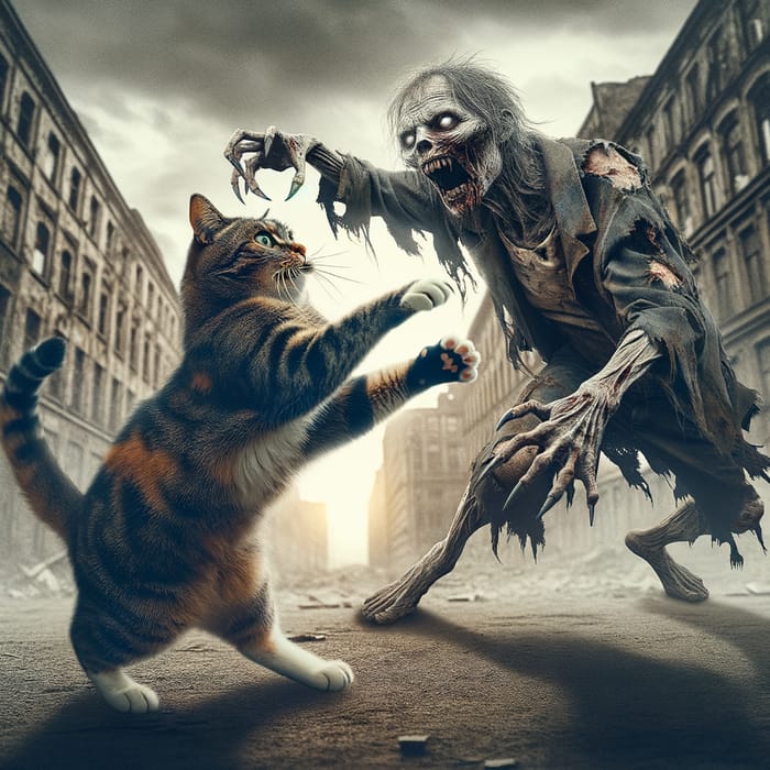 Fierce Cat vs. Zombie Battle | Urban Decay Showdown