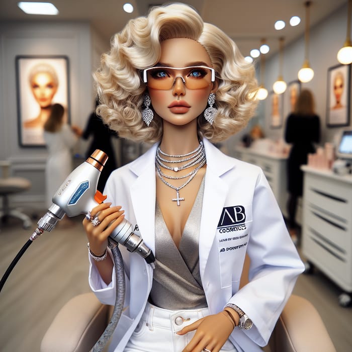 Ultra-Realistic Fashion Doll Doctor in Beauty Salon