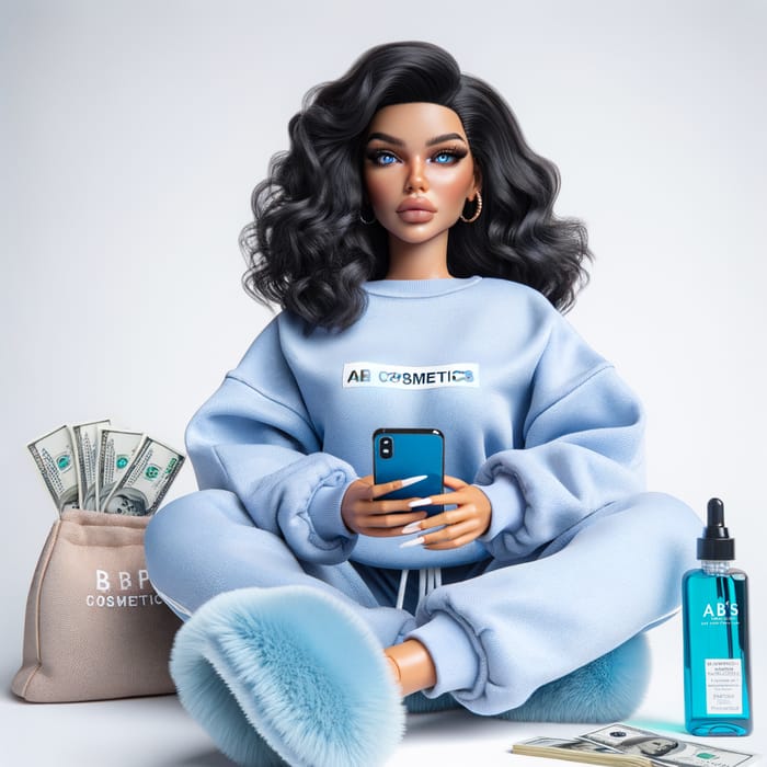 8K HD Latina Doll: Curvaceous Figure, Flawless Makeup & AB COSMETICS