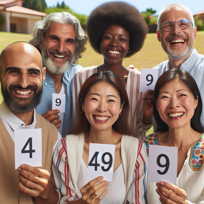 Unity in Diversity: Multicultural Group Holding Number 49 in Harmony