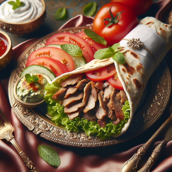 Exquisite Gourmet Shawarma | Velvety Culinary Delight
