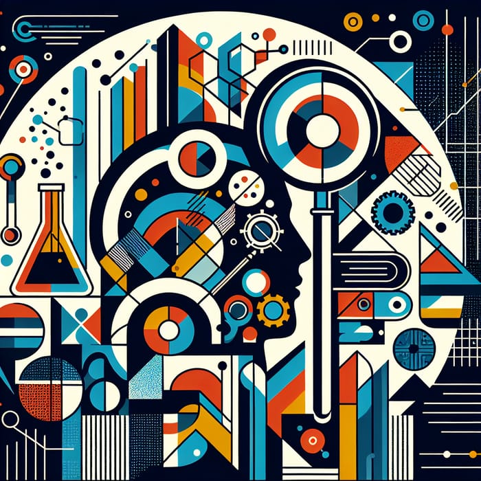 Abstract Research Vector Illustration