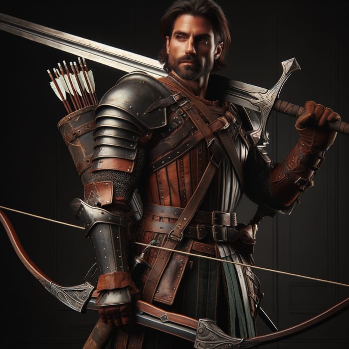 Noble Warrior with Greatsword and Longbow