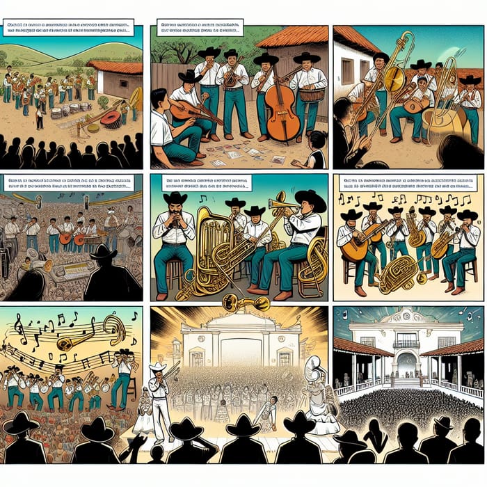 Banda Music Evolution in Mexico: A Comic Representation