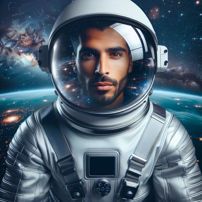 Moroccan Man in Space | Futuristic Spacewalk Experience