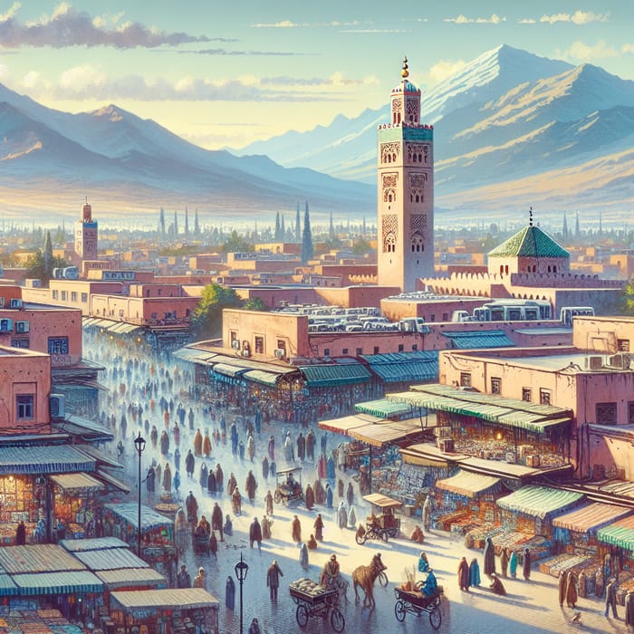 Discover Marrakech: Atlas Mountains, Koutoubia Mosque