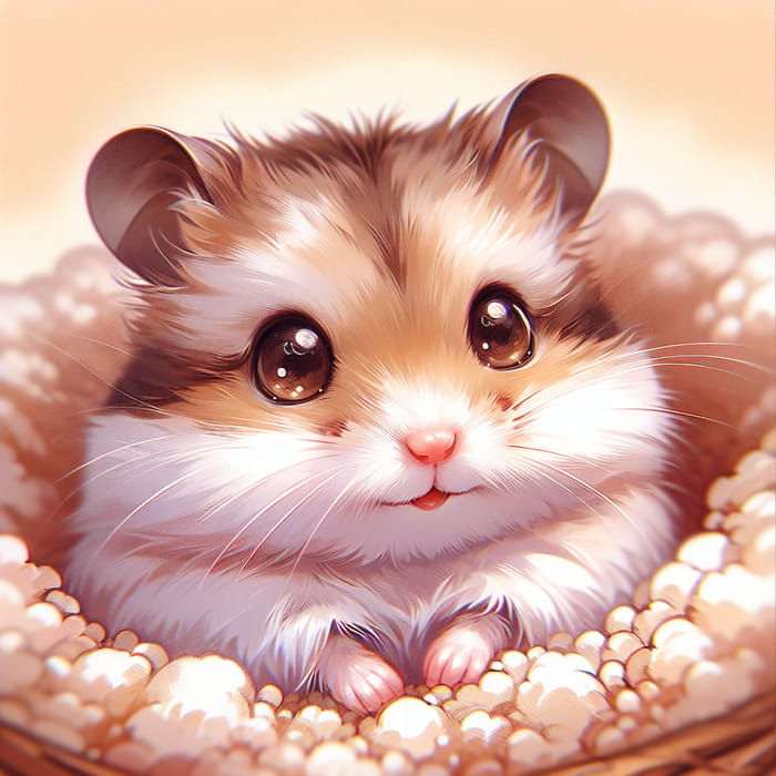 Cute Baby Hamster - Pure Joy and Happiness