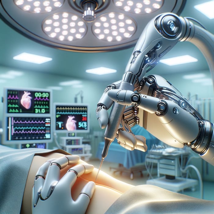 Futuristic AI Hand Performing Surgery | Advanced Technology