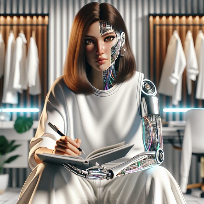 Futuristic Middle Eastern Woman - Beauty, Intellect, & Neo Visions