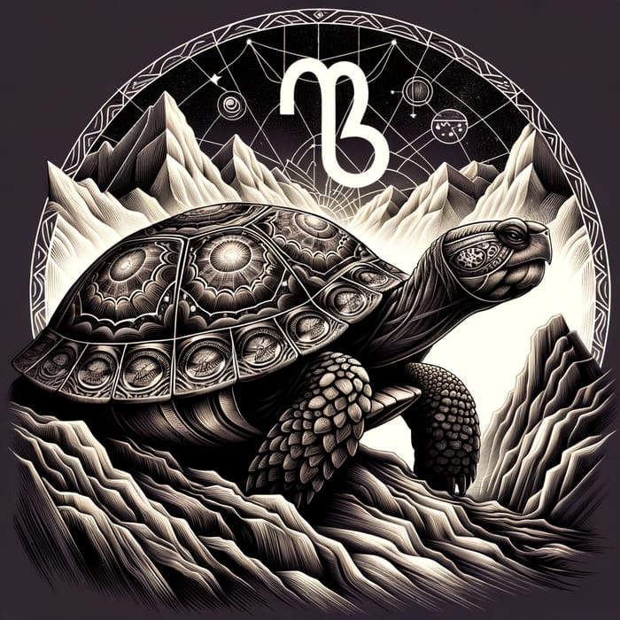 Resilient Turtle: Personifying Capricorn's Tenacity
