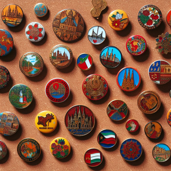 Souvenir Badges Series - Traveler's Global Collection
