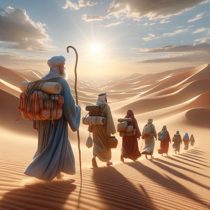Incredible Exodus: People of Israel's Desert Journey - High-Res 8K Animation