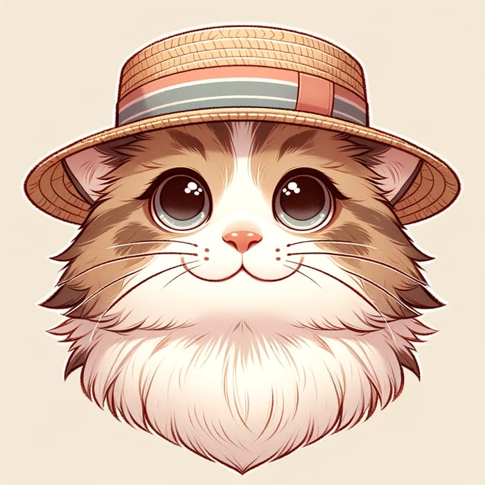 Adorable Cat with Stylish Hat