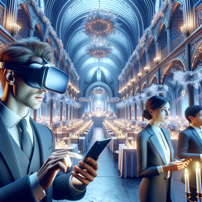 Futuristic VR Wedding Venue Tour | Immersive Experience with Elegance
