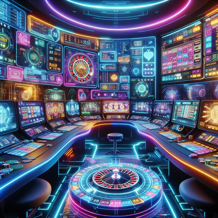 Futuristic Neon Online Casino | Live the Future with 1XBET