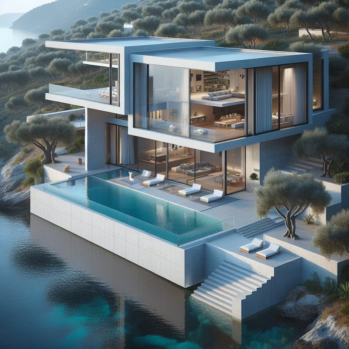 Luxury Italian House with Infinity Pool on Cliff | Ocean Views