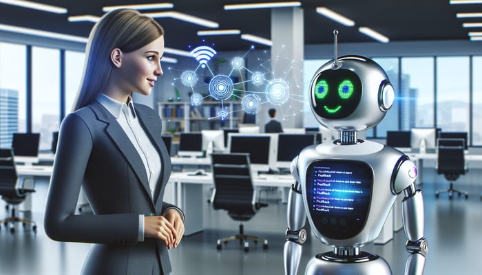 Modern Chatbot: AI Conversations for a Tech-Savvy Workspace