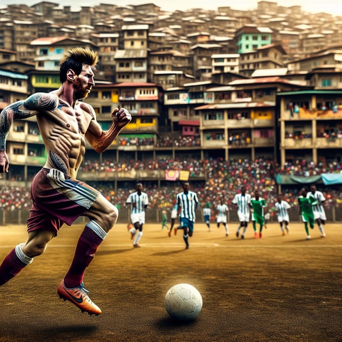 Professional Soccer Player in Addis Ababa | Vibrant Documentary Photography