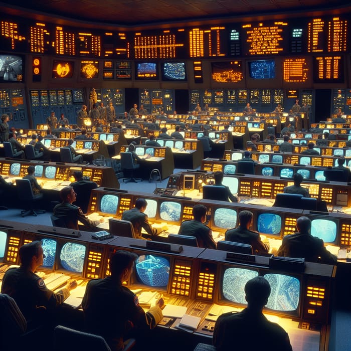 Detailed NORAD War Room WOPR Simulation