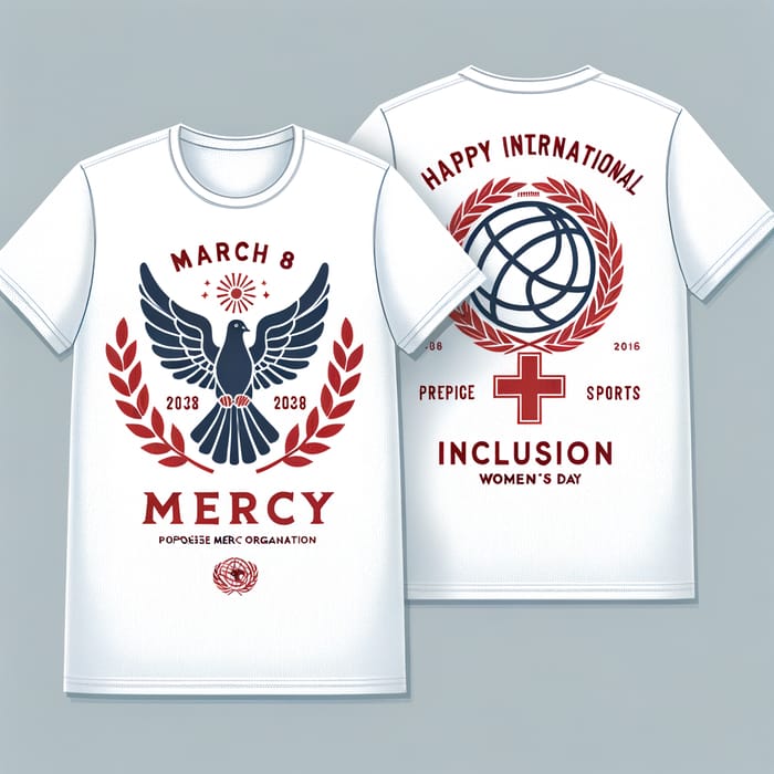 Mercy Organization & Sports Federation T-shirt Design | March 8 #Inspire Inclusion