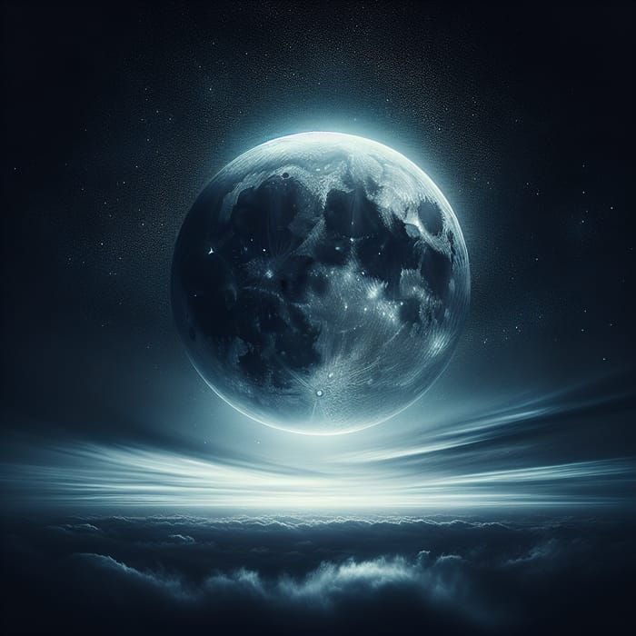 Dark and Mysterious Moonlit Night